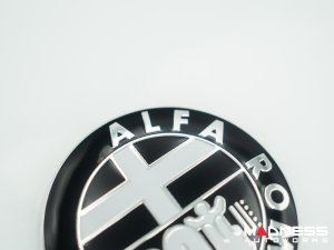 Alfa Romeo Emblem Covers - Front + Back Set - V1 - 74mm